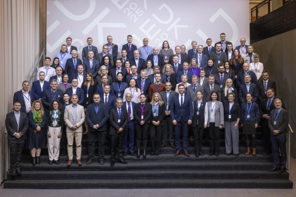 Group photo of all EU Paying Agencies’ Directors on a staircase